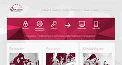 Desktop Screenshot of novatice.com