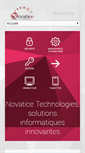 Mobile Screenshot of novatice.com